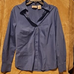 Women's Blue Dress Shirt
